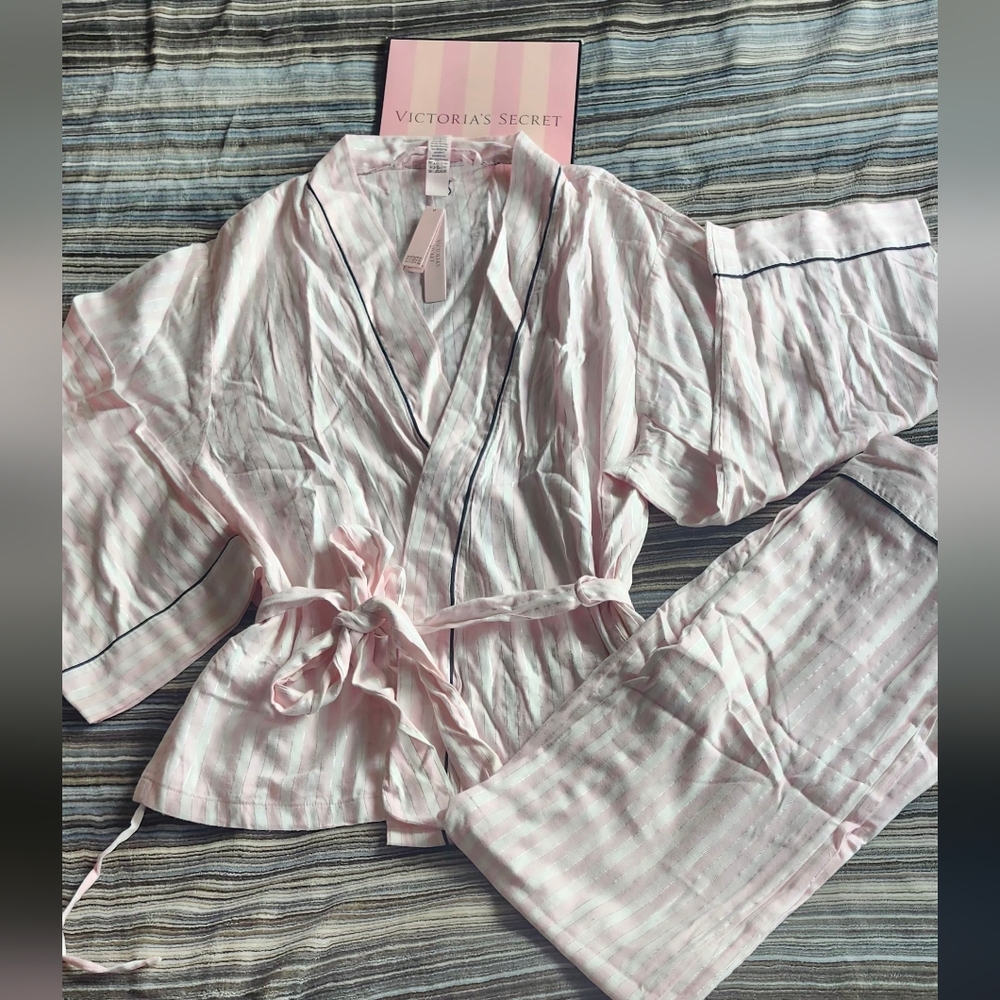 Victoria Secret Wrap Flannel PJ set Size XXL NWT - Picture 5 of 15